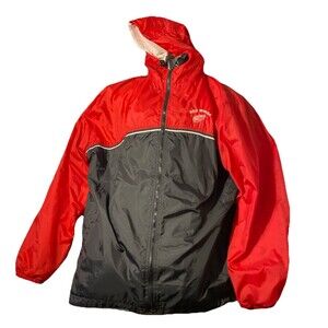 Pro Edge Red‎ Wing Windbreaker XL 100% Nylon Vintage